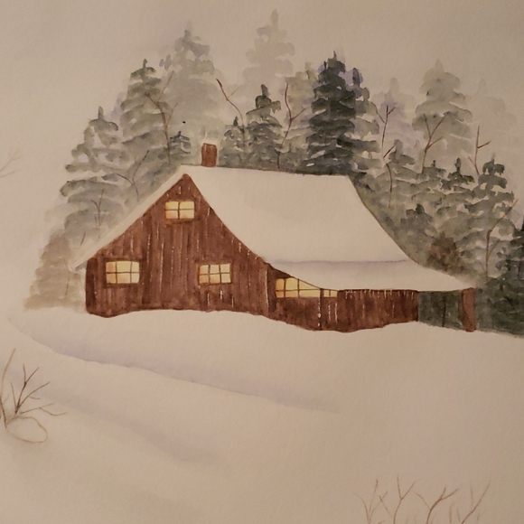 Original Watercolor Painting - Picture 2 of 3